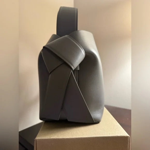 Acne Studios Musubi Mini Bag Shoulder Bag Grey - Picture 6 of 13